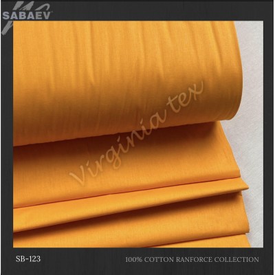 Material Bumbac Satinat Uni Engros - Stofa Lenjerii 240 cm Latime Producatori sb 123 orange